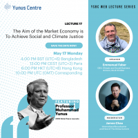 YSBC Web Lecture Series - Lecture#17: The Aim of the Market Economy is to Achieve Social and Climate Justice. YSBC Web Lecture Series - Lecture#17: The Aim of the Market Economy is to Achieve Social and Climate Justice.