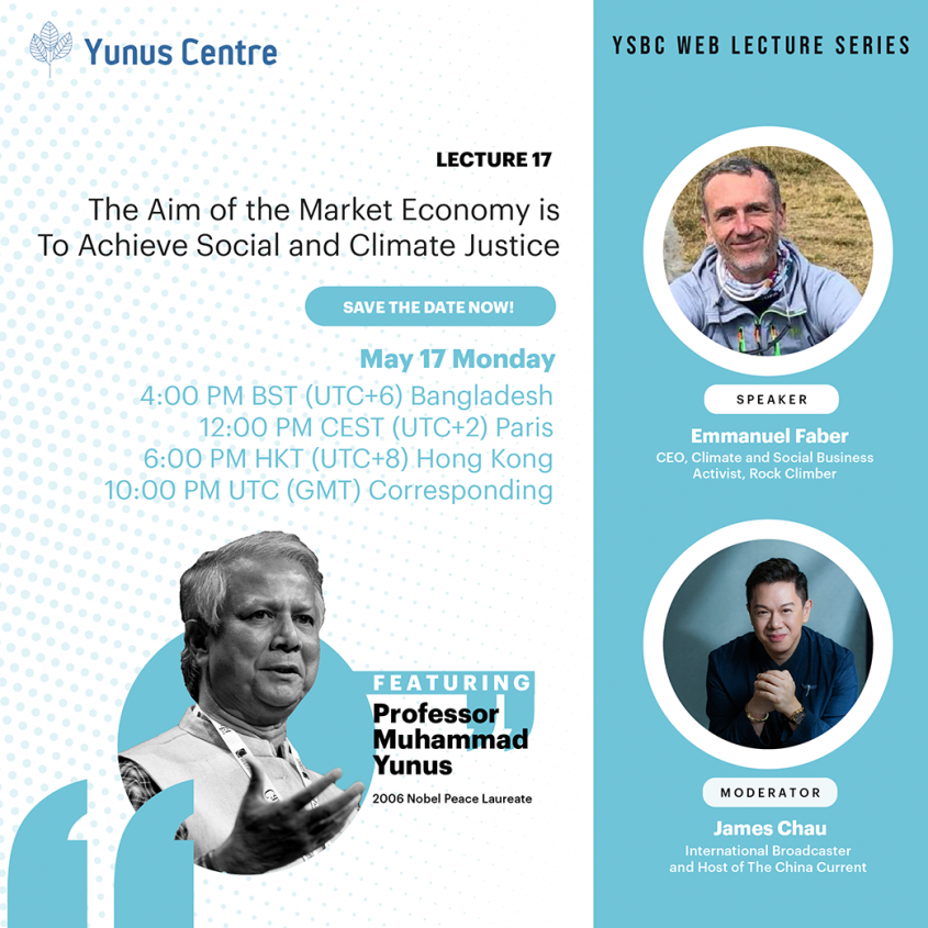 YSBC Web Lecture Series - Lecture#17: The Aim of the Market Economy is to Achieve Social and Climate Justice. YSBC Web Lecture Series - Lecture#17: The Aim of the Market Economy is to Achieve Social and Climate Justice.