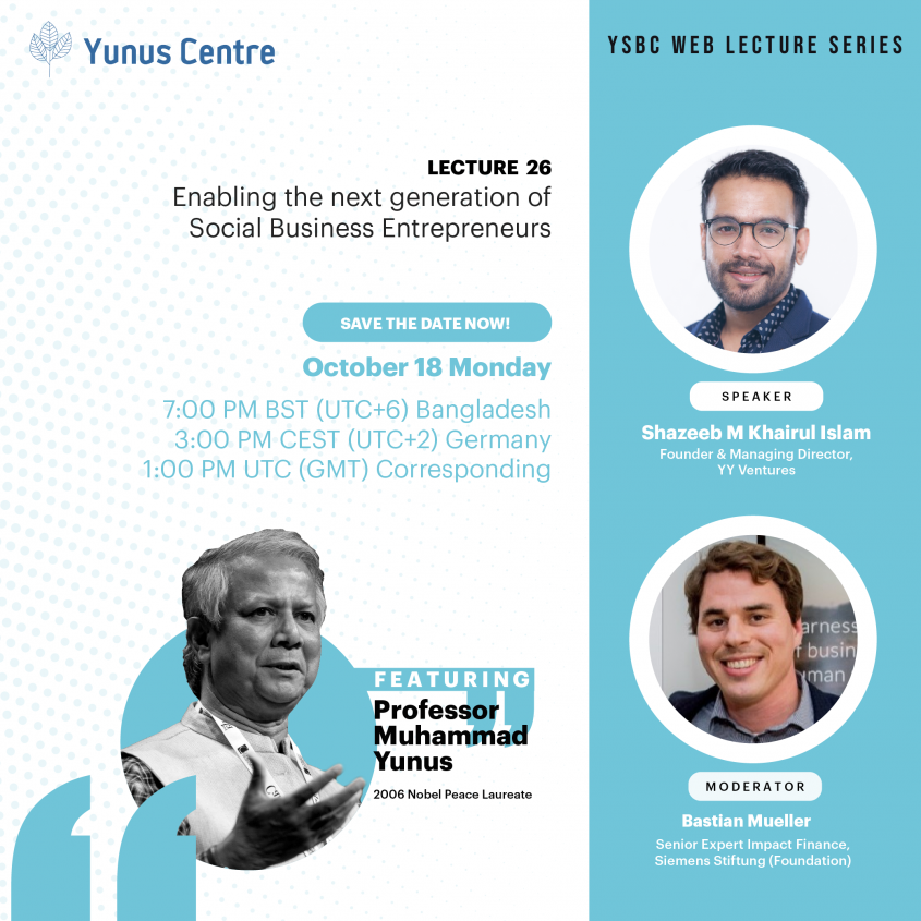 YSBC Web Lecture Series - Lecture#26: Enabling the next generation of Social Business Entrepreneurs. YSBC Web Lecture Series - Lecture#26: Enabling the next generation of Social Business Entrepreneurs.