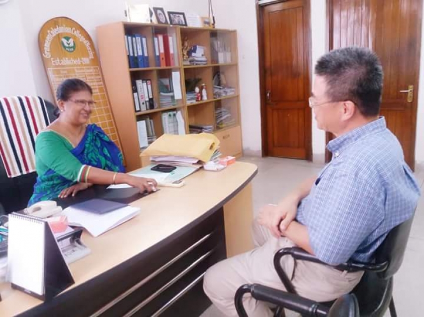Dr. Lin, Executive Director of YSBC NKUST starts Exposure visit programme at Yunus Centre and Grameen Organisations Dr. Lin, Executive Director of YSBC NKUST starts Exposure visit programme at Yunus Centre and Grameen Organisations